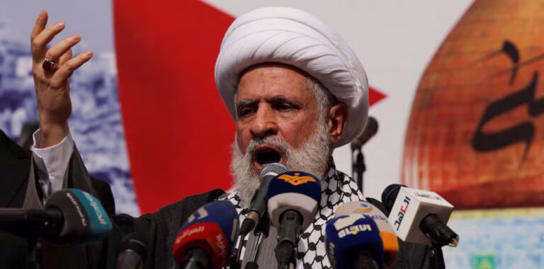 حزب اللہ ایران کے مسلسل اور مخلصانہ تعاون کا شکرگزار: شیخ نعیم قاسم
