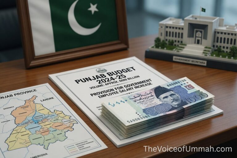 پنجاب بجٹ میں سرکاری ملازمین کی تنخواہوں میں اضافہ