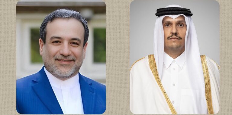 قطر کے وزیراعظم نے ایرانی وزیرخارجہ سے ٹیلیفونک گفتگو کی