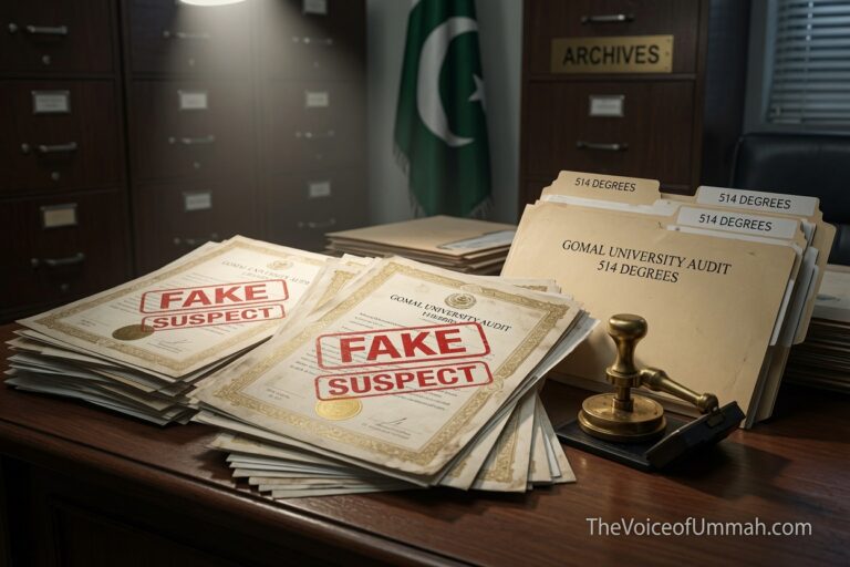 گومل یونیورسٹی میں جعلی ڈگریوں کے اسکینڈل کی تحقیقات