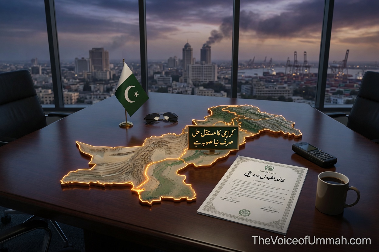 خالد مقبول صدیقی کا کراچی کے لیے نیا صوبہ بنانے کا مطالبہ
