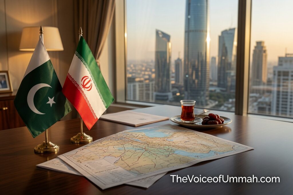 وزیر داخلہ محسن نقوی کی ایرانی وزیر داخلہ اسکندر مومنی سے ملاقات