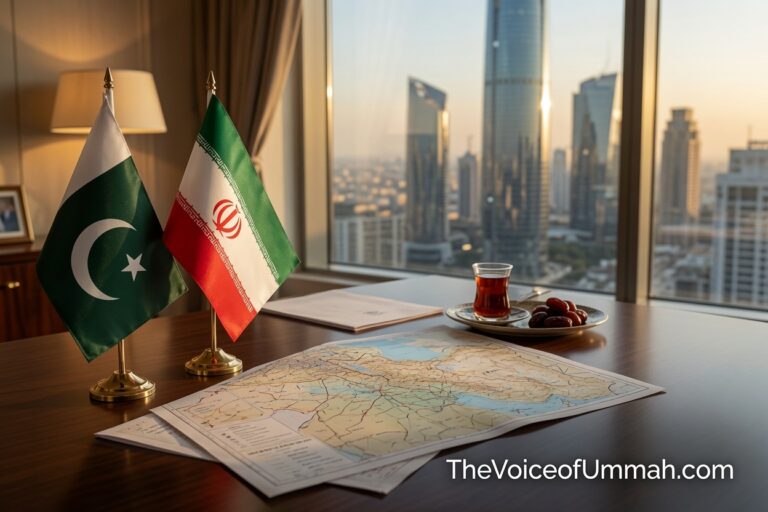 وزیر داخلہ محسن نقوی کی ایرانی وزیر داخلہ اسکندر مومنی سے ملاقات