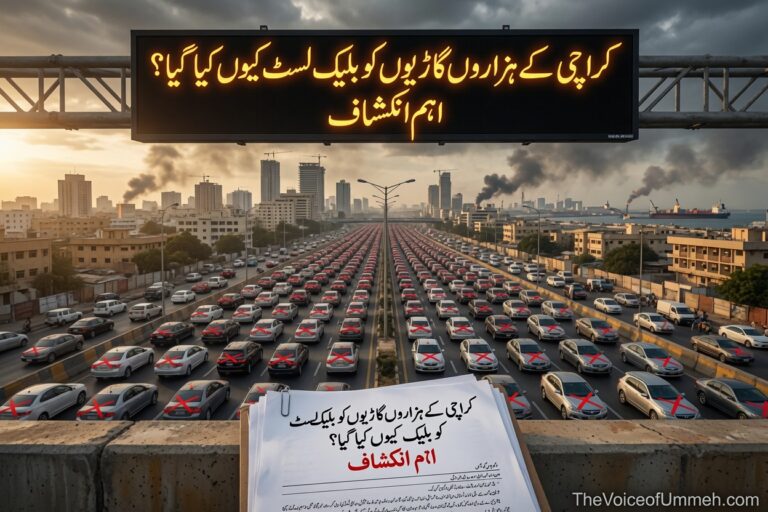 کراچی ٹریفک پولیس کی جانب سے بلیک لسٹ گاڑیوں کے خلاف کریک ڈاؤن