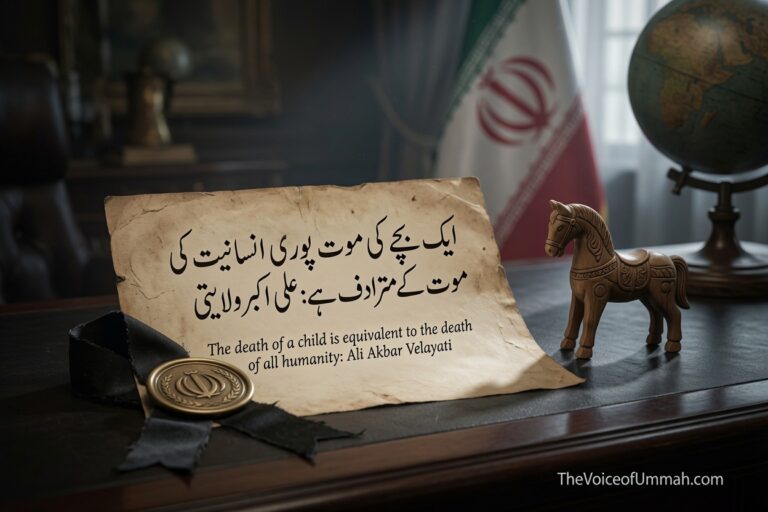 علی اکبر ولایتی کا بچوں کے تحفظ اور قتل عام کی مذمت پر بیان