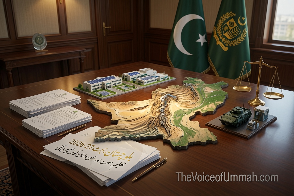 بلوچستان بجٹ 2026-27 پیش کیا گیا، تعلیم صحت اور امن وامان پر توجہ