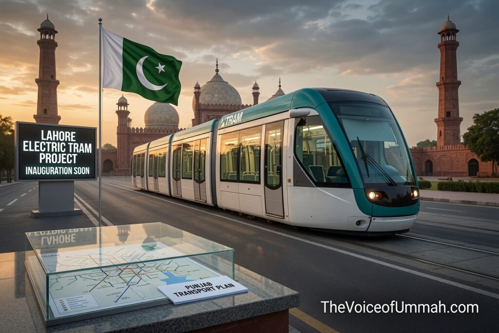 لاہور میں الیکٹرک ٹرام چلانے کا اعلان