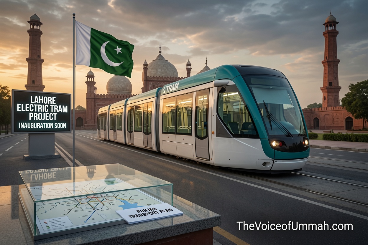 لاہور میں الیکٹرک ٹرام چلانے کا اعلان