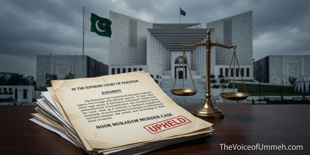 Supreme Court of Pakistan upholds death sentence in Noor Mukadam murder case
