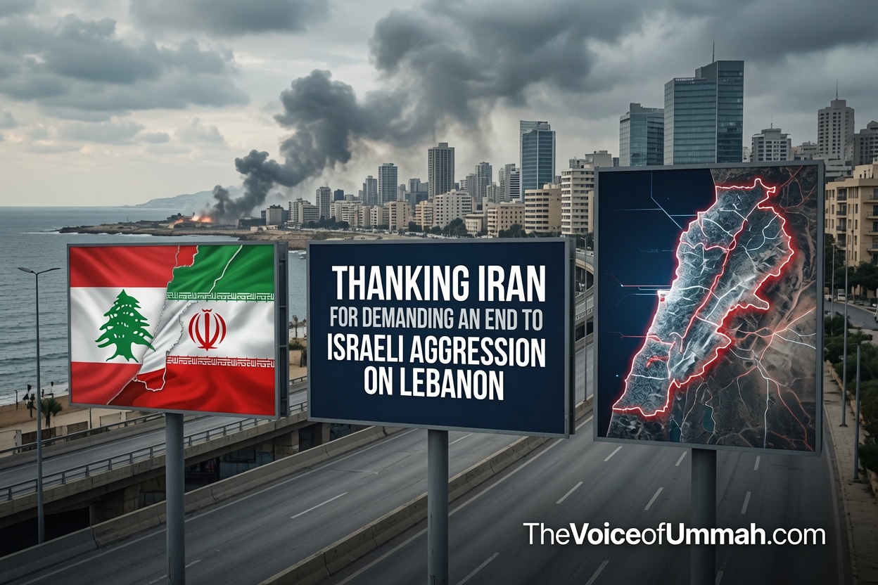 Banners thanking Iran for supporting Lebanon installed on road to Beirut airport