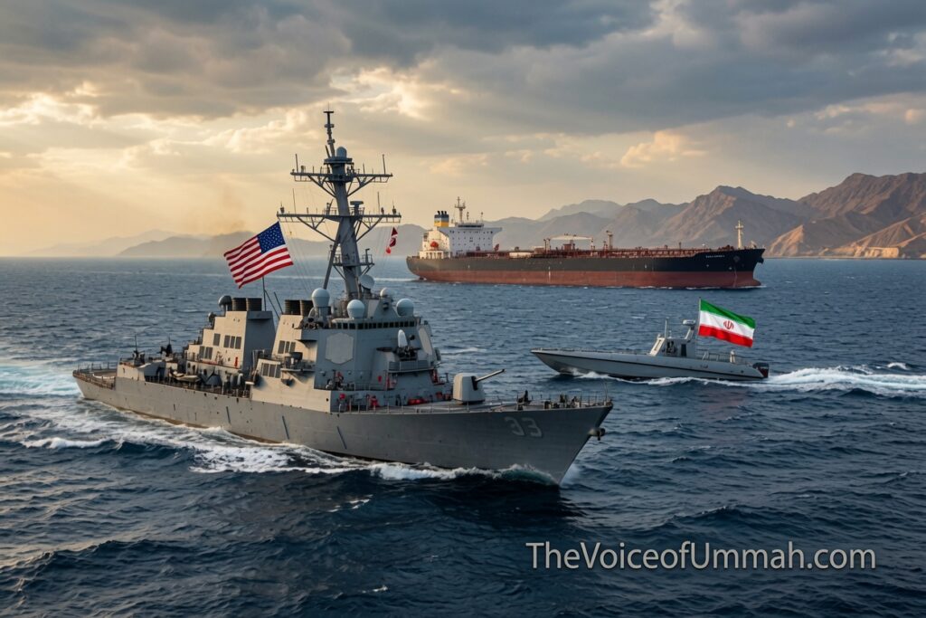 Iran US communication line Hormuz