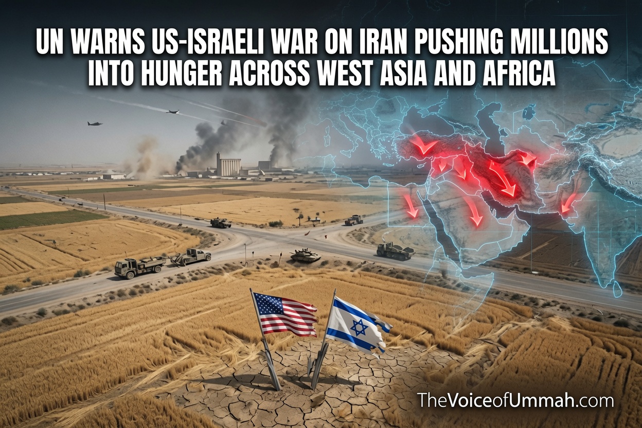 UN warns of hunger crisis caused by US Israeli aggression on Iran