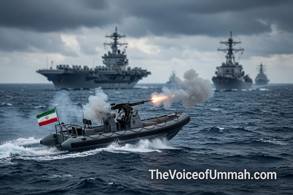 Iranian Navy forces US warships to withdraw from Sea of Oman
