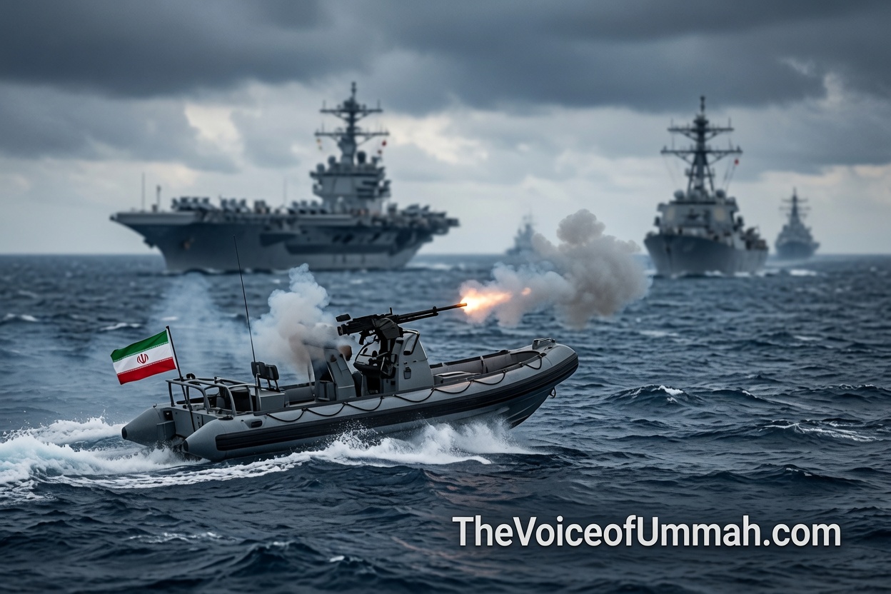 Iranian Navy forces US warships to withdraw from Sea of Oman