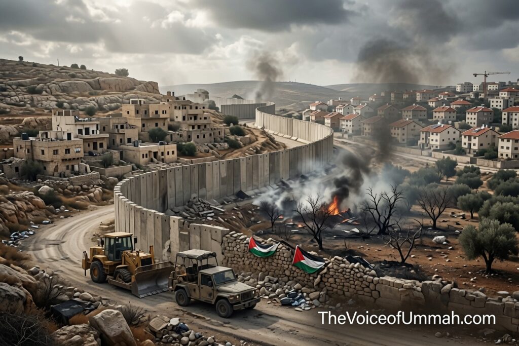Israeli terrorist settlers attack Palestinians in occupied West Bank