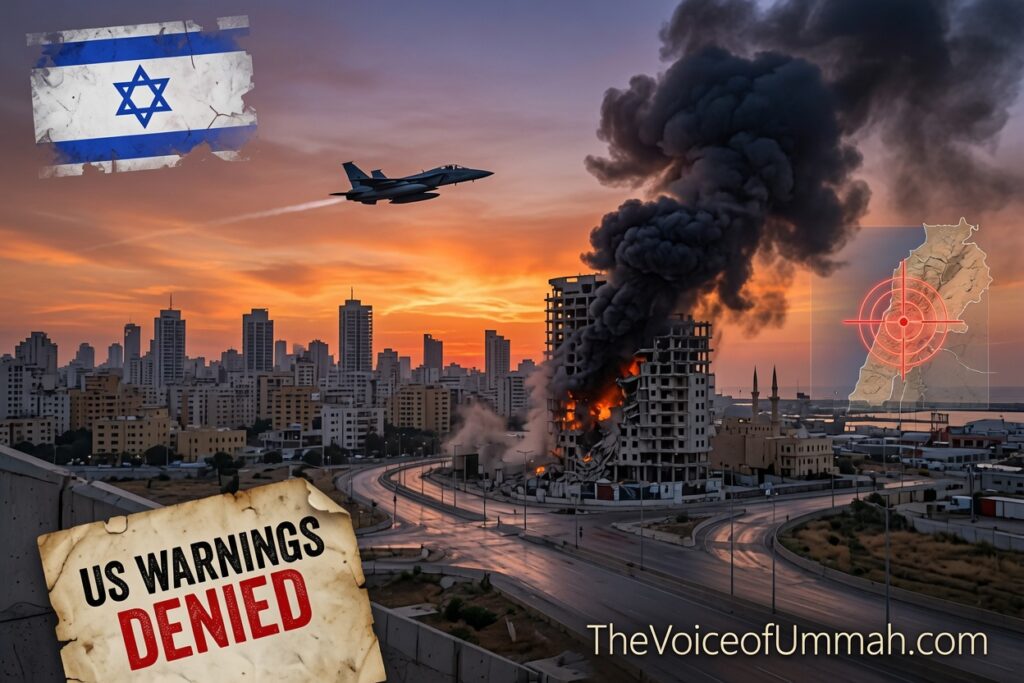 Israeli regime strikes Dahiyeh southern Beirut