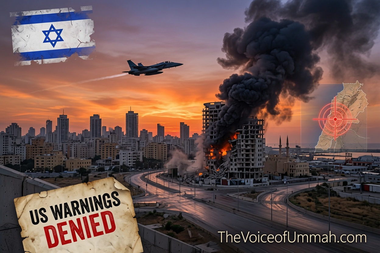 Israeli regime strikes Dahiyeh southern Beirut
