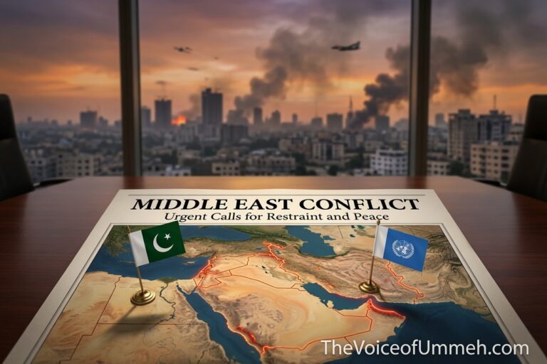 Pakistani Prime Minister Shehbaz Sharif calls for restraint and peace in Middle East