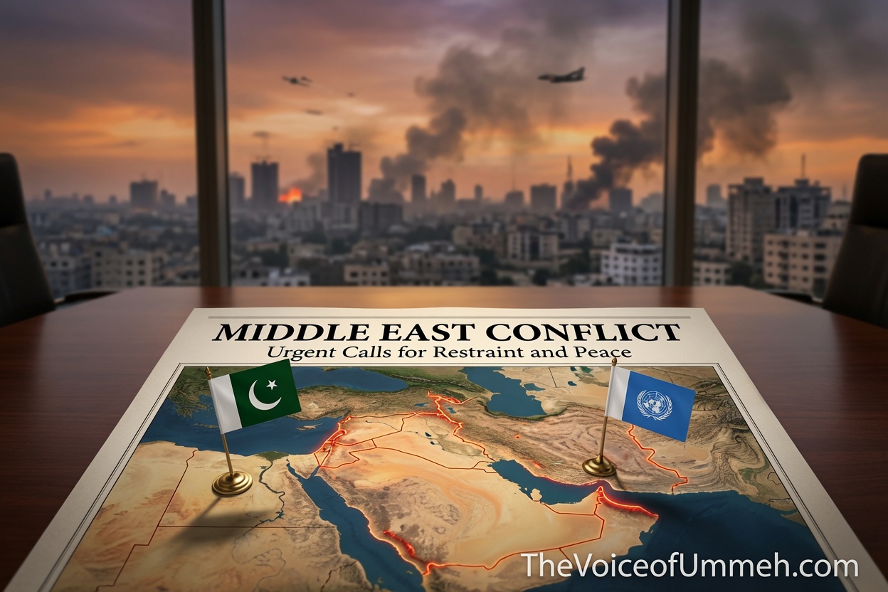 Pakistani Prime Minister Shehbaz Sharif calls for restraint and peace in Middle East