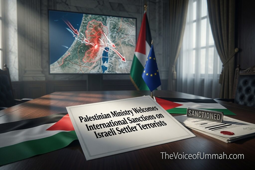 Palestinian Ministry welcomes international sanctions against Israeli colonist violence