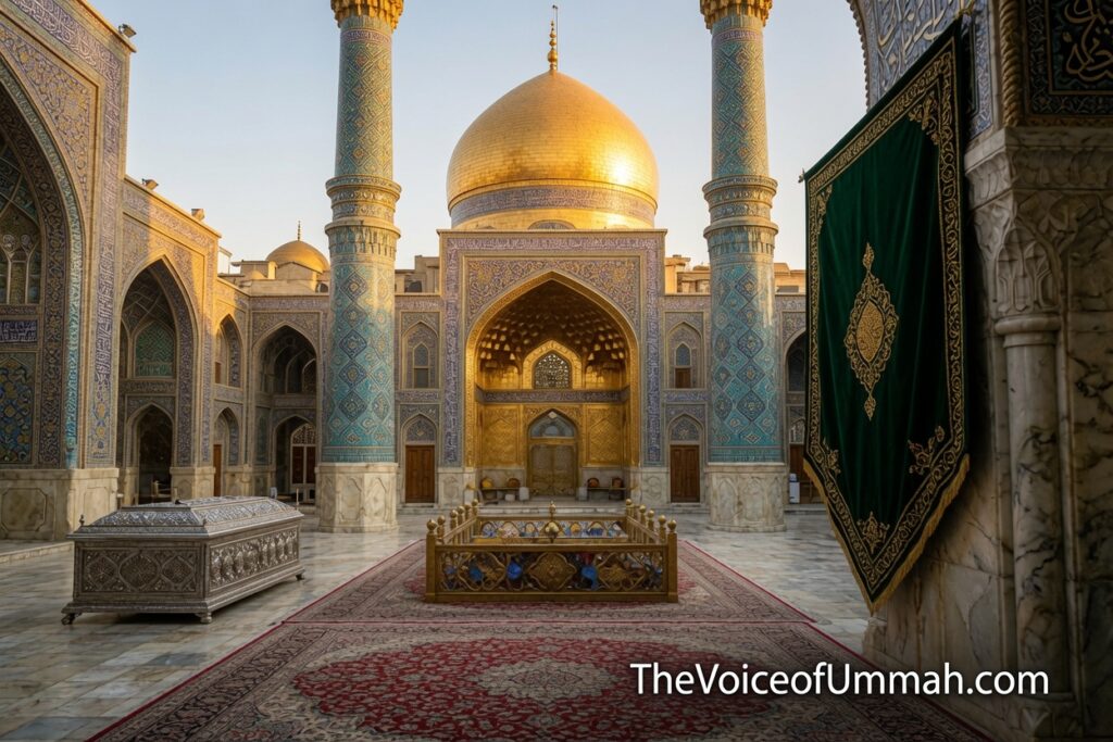 شہید آیت اللہ سید علی خامنہ ای تدفین