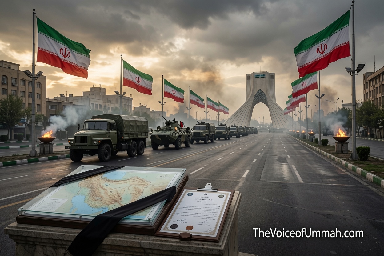 شہید آیت اللہ سید علی خامنہ ای کی تشییع جنازہ