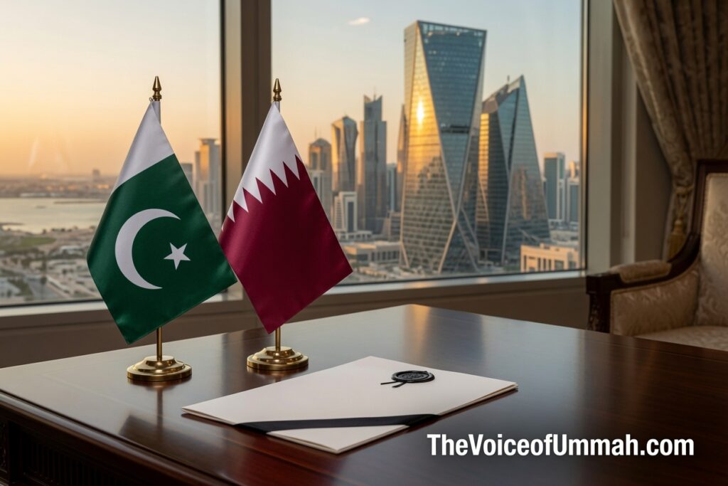 وزیراعظم شہباز شریف قطر امیر ملاقات