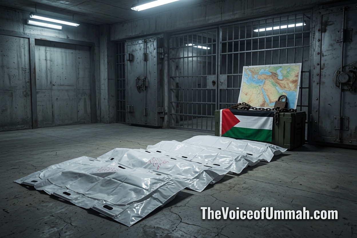 فلسطینی شہداء جسد خاکی