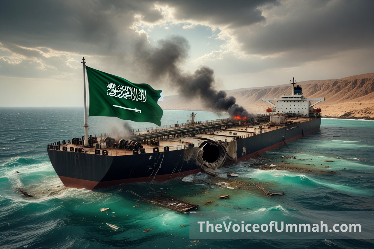 آبنائے ہرمز سعودی ٹینکر