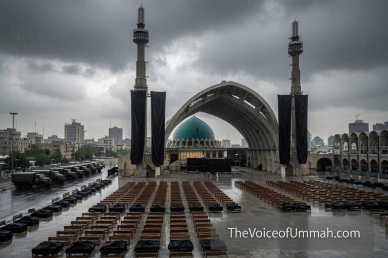 مصلیٰ امام خمینی سوگوار