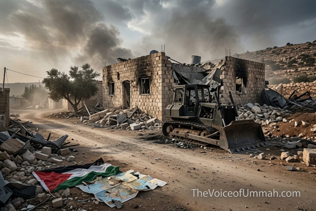 Israeli forces attack Palestinian home