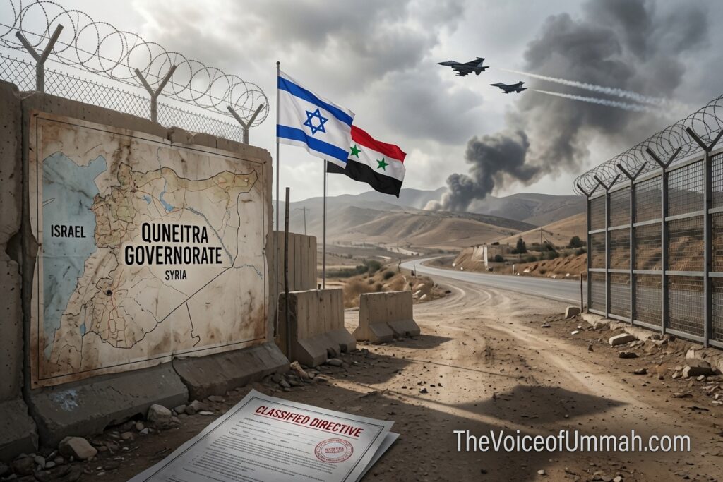 Israeli forces invade Quneitra Syria