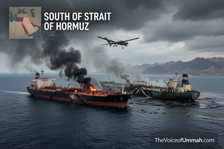 IRGC reports tanker explosions Hormuz