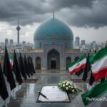 Iranian officials and international delegations pay tribute to martyred Leader Ayatollah Seyyed Ali Khamenei