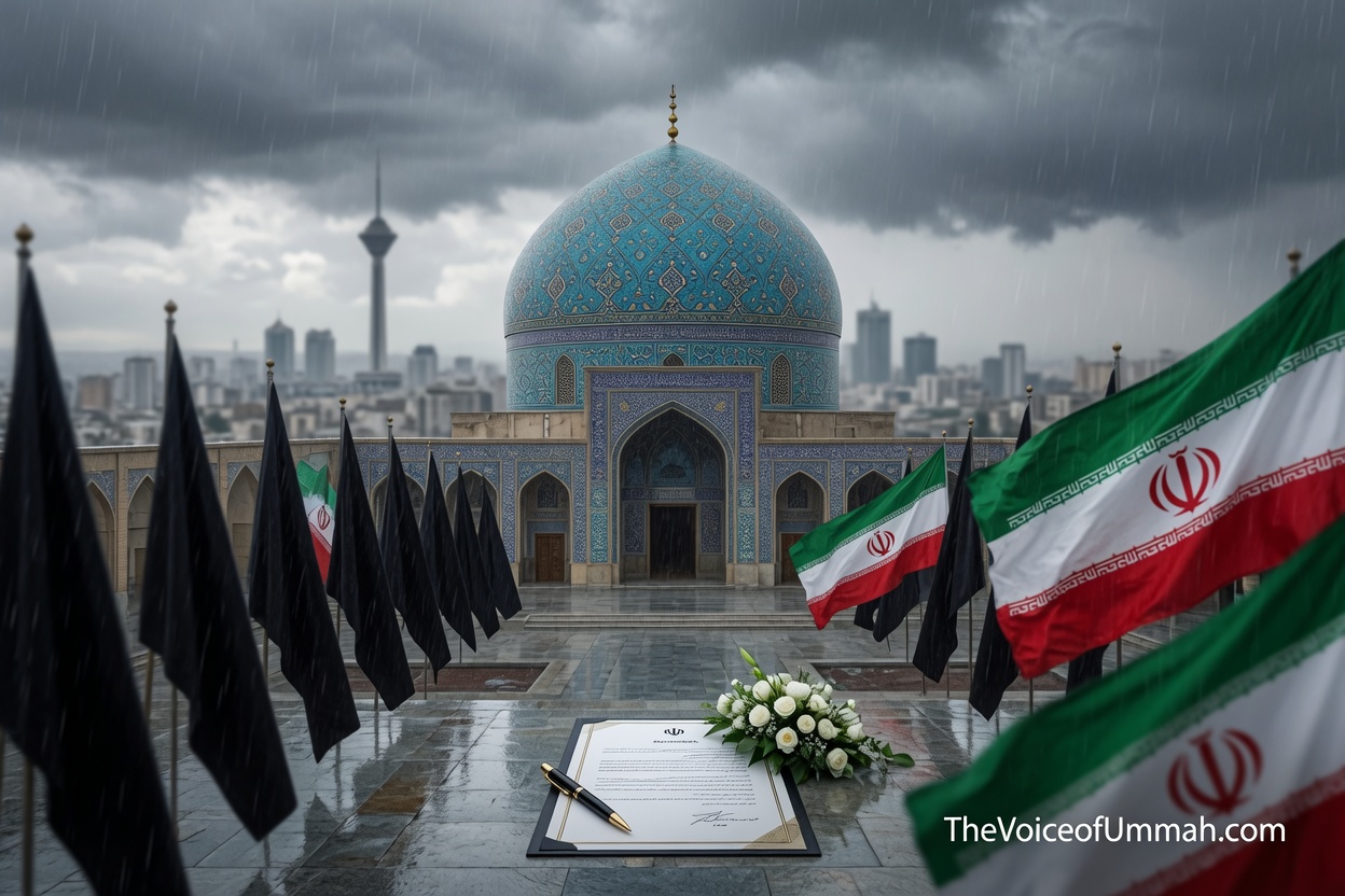 Iranian officials and international delegations pay tribute to martyred Leader Ayatollah Seyyed Ali Khamenei
