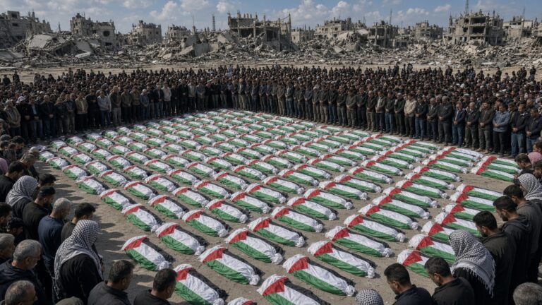 Gaza mass funeral