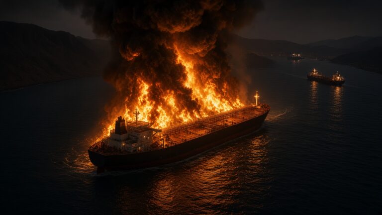 Tankers in Hormuz