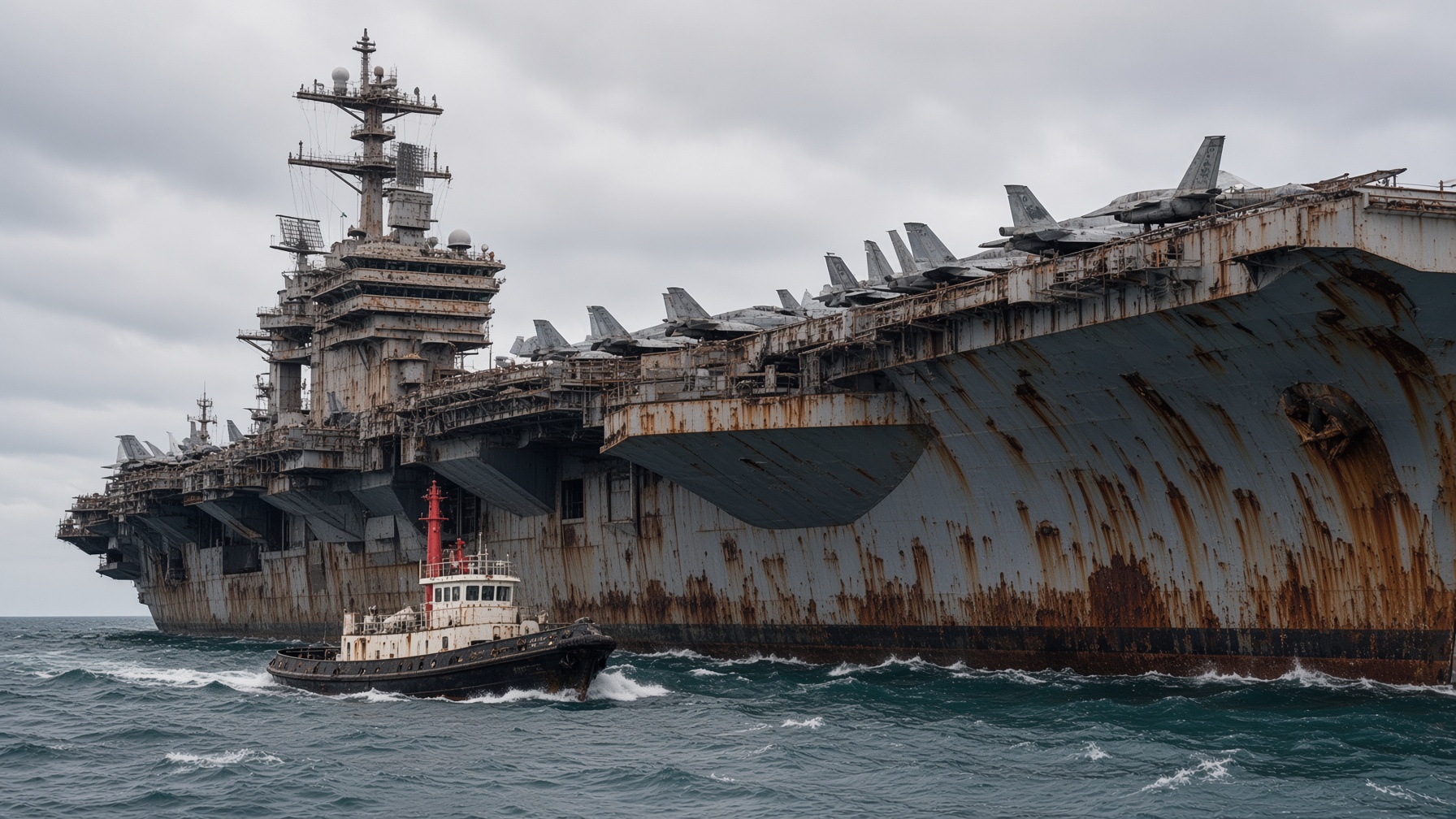 USS Abraham Lincoln docked at port