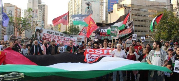 Global Day of Action for Palestine: Brazil, Chile March