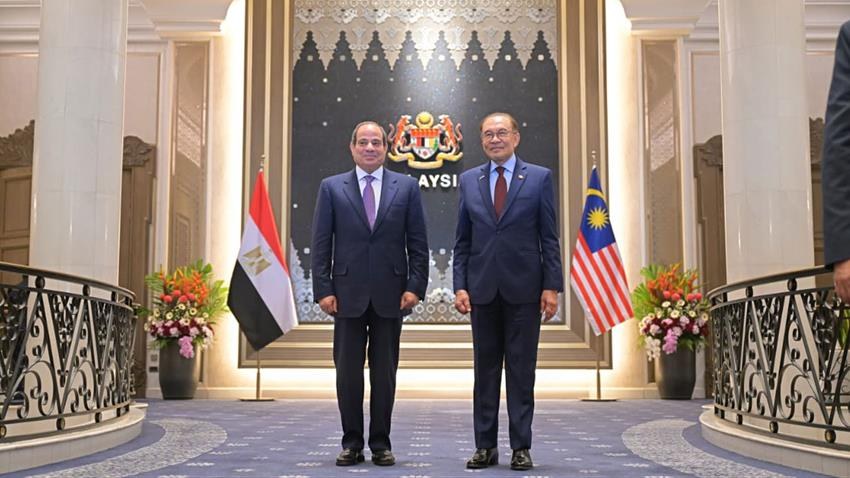 Egypt-Malaysia Ties: Sisi, Anwar Stress Palestinian State