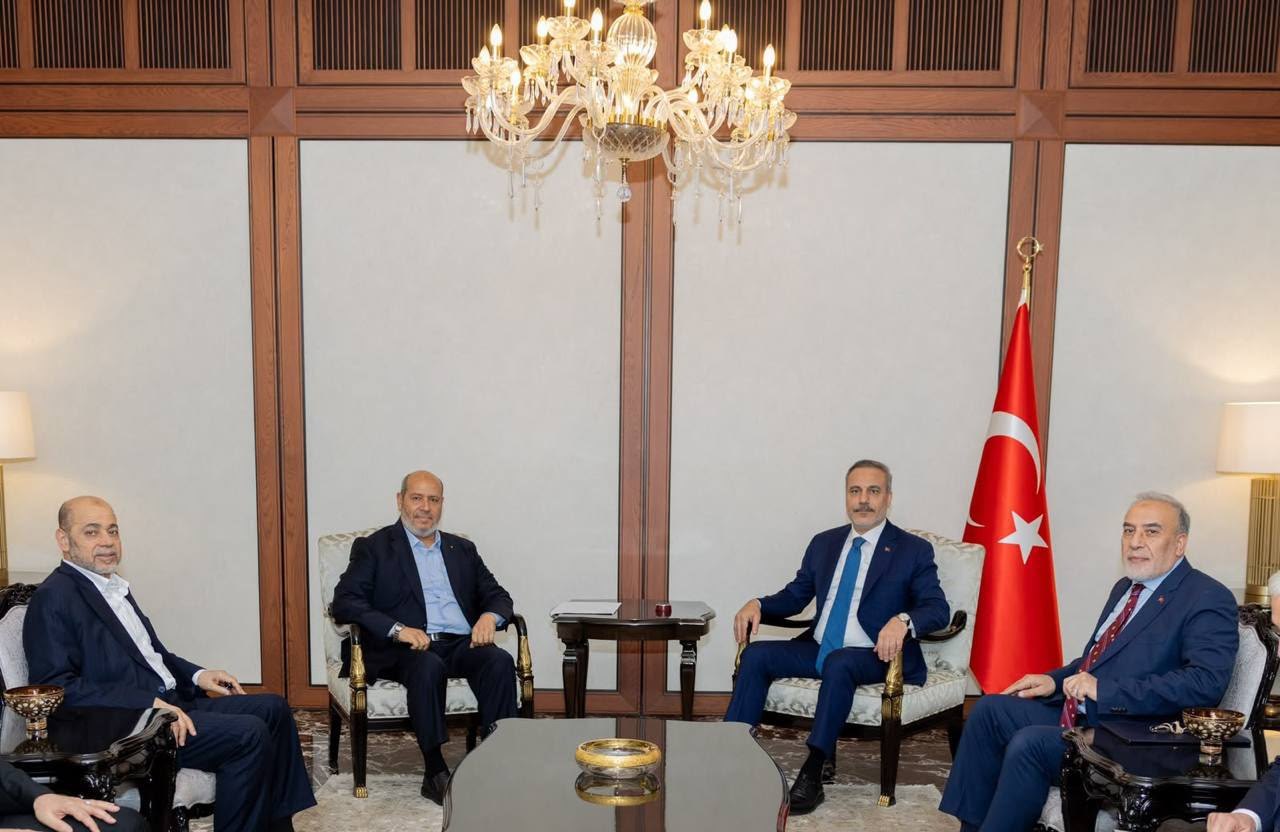 Hamas Delegation Meets Turkish FM Hakan Fidan in Ankara