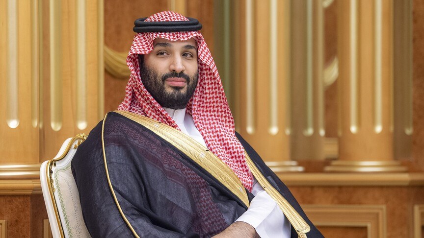 Saudi Crown Prince Mohammed bin Salman, as Trump says Israel helping Saudi Arabia against Yemen